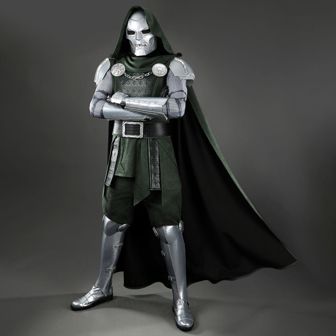Avengers 5 Doomsday Doctor Doom Cosplay Costumes Halloween Theme Party OutfitsThemed Carnival Party Outfit