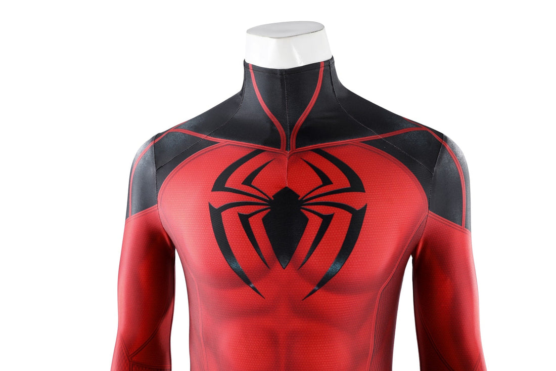 Spider-Man Scarlet Spider Cosplay Costumes Halloween Red Jumpsuit for Themed Party OutfitThemed Carnival Party Outfit