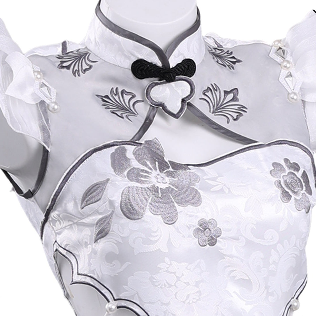 Naraka: Bladepoint Ziping Yin White Cheongsam Cosplay Costumes