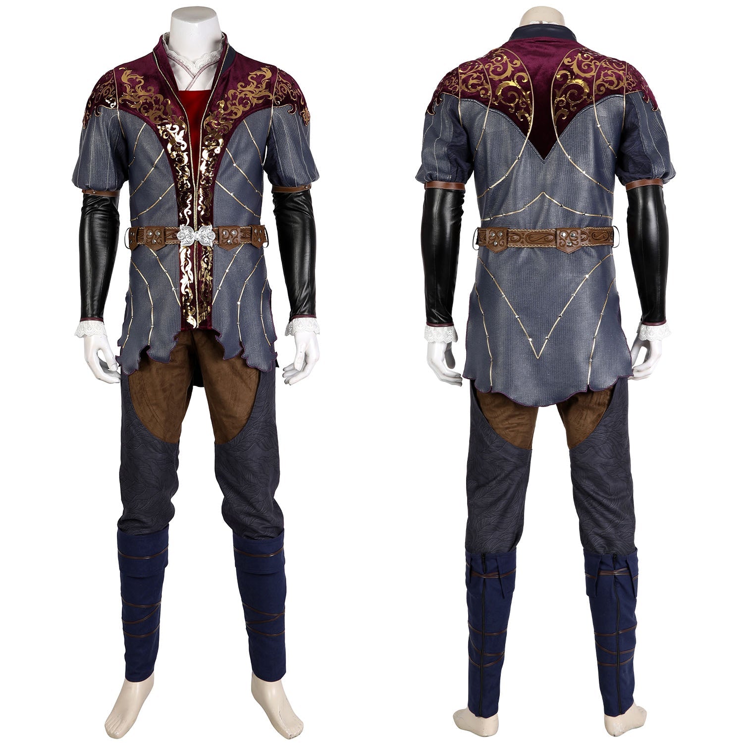 Baldur's Gate 3 Astarion Male Fullset Cosplay CostumesThemed Carnival Party Outfit