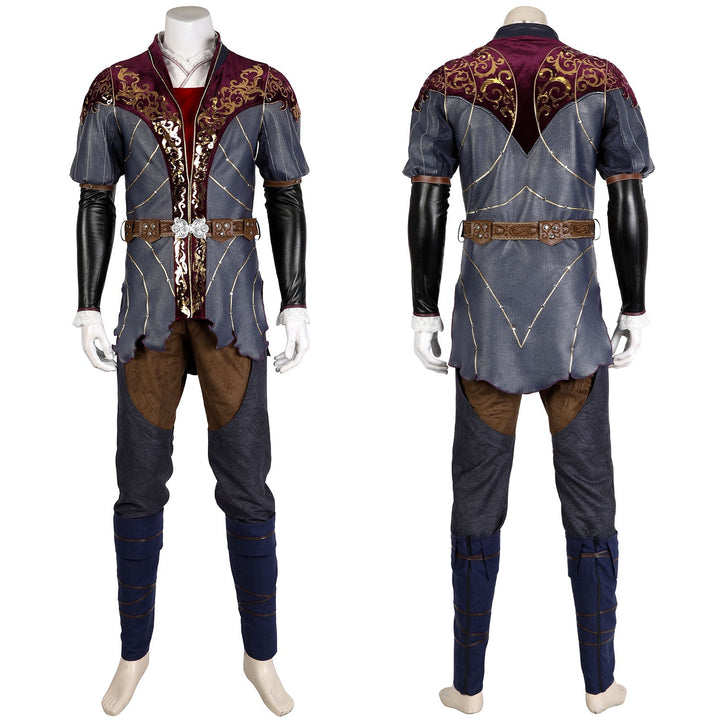 Baldur's Gate 3 Astarion Male Fullset Cosplay CostumesThemed Carnival Party Outfit