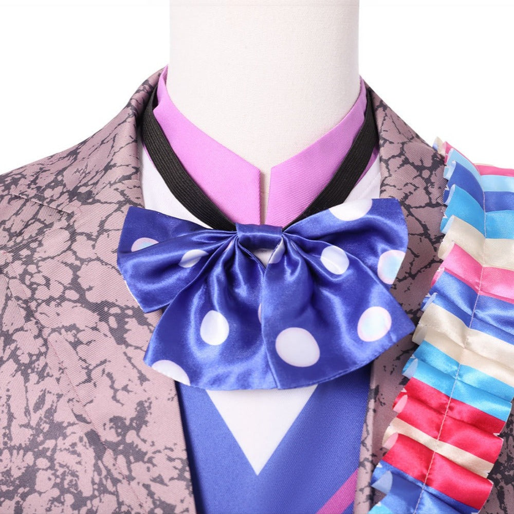 Men's Alice Style Mad Hatter Fancy Suit Cosplay Costume for Halloween Parties