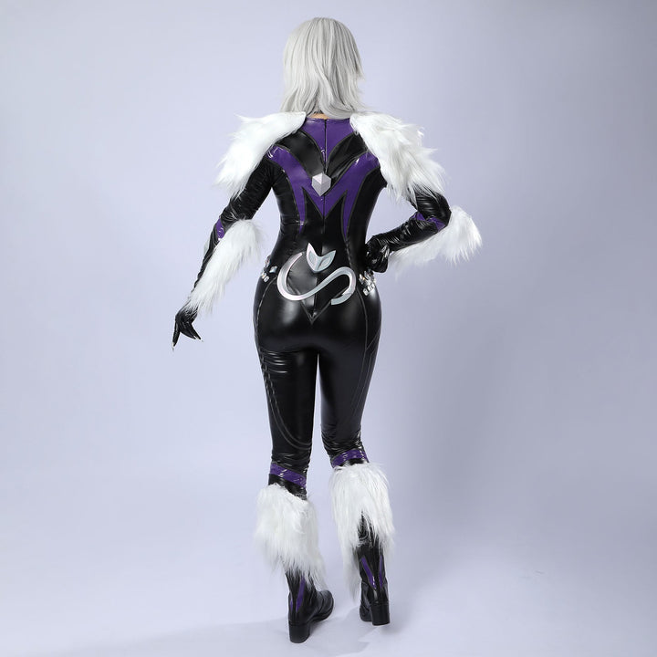 Marvel Rivals Black Cat Felicia Hardy Halloween Outfit Cosplay CostumesThemed Carnival Party Outfit
