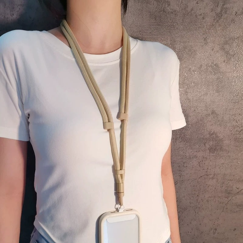 Rotatable Buckle Crossbody Neck Phone Strap with Tether Tabs – Adjustable Wristlet & Hand Lanyard
