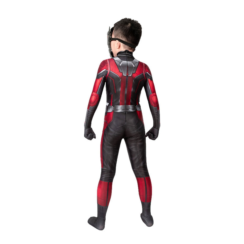 Movie Ant Man and the Wasp Ant-Man Jumpsuit Cosplay Costume for Child
