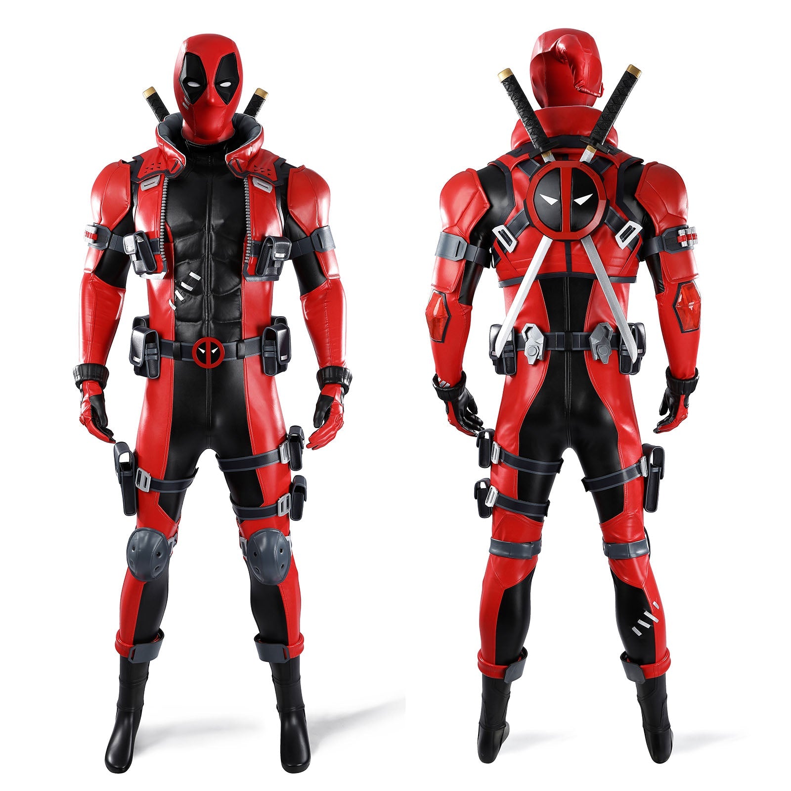 Marvel Rivals Deadpool Ver 2 Red Suit Top Level Cosplay CostumesThemed Carnival Party Outfit
