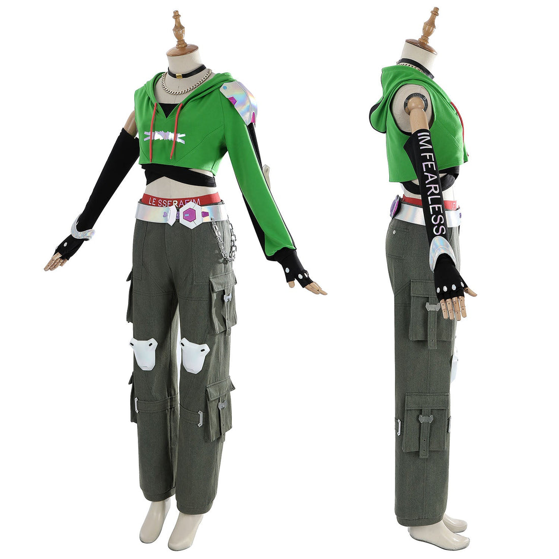 Overwatch 2 X LE SSERAFIM FEARLESS Illari Cosplay CostumesThemed Carnival Party Outfit