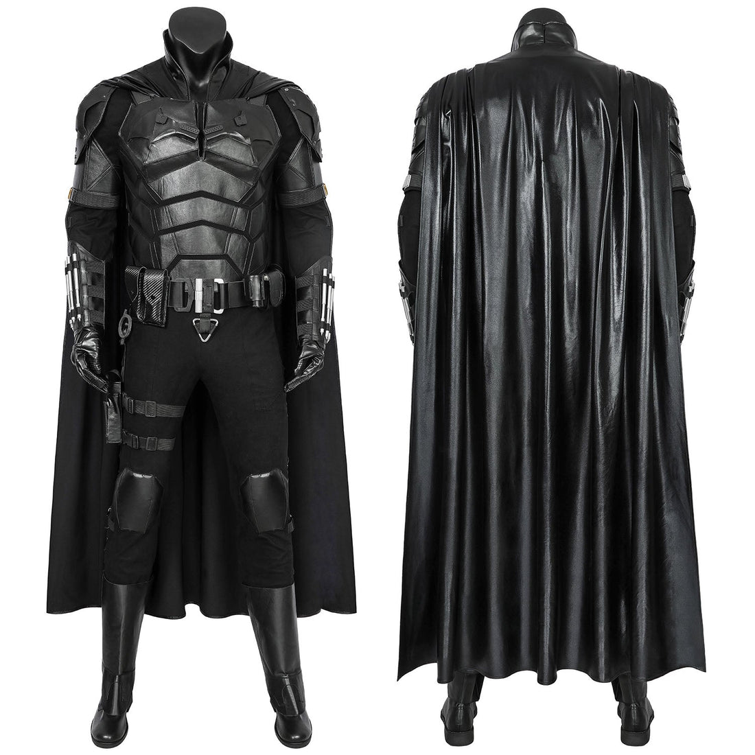 The Batman 2022 Movie Bruce Wayne Robert Pattinson Male Cosplay CostumesThemed Carnival Party Outfit