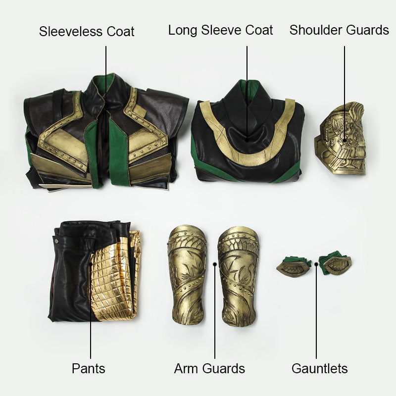 Thor: The Dark World Avengers Loki Male Cosplay CostumesThemed Carnival Party Outfit