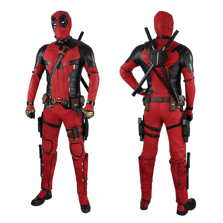 Deadpool 3 Deadpool Film-grade Pro Full Set Cosplay CostumesThemed Carnival Party Outfit