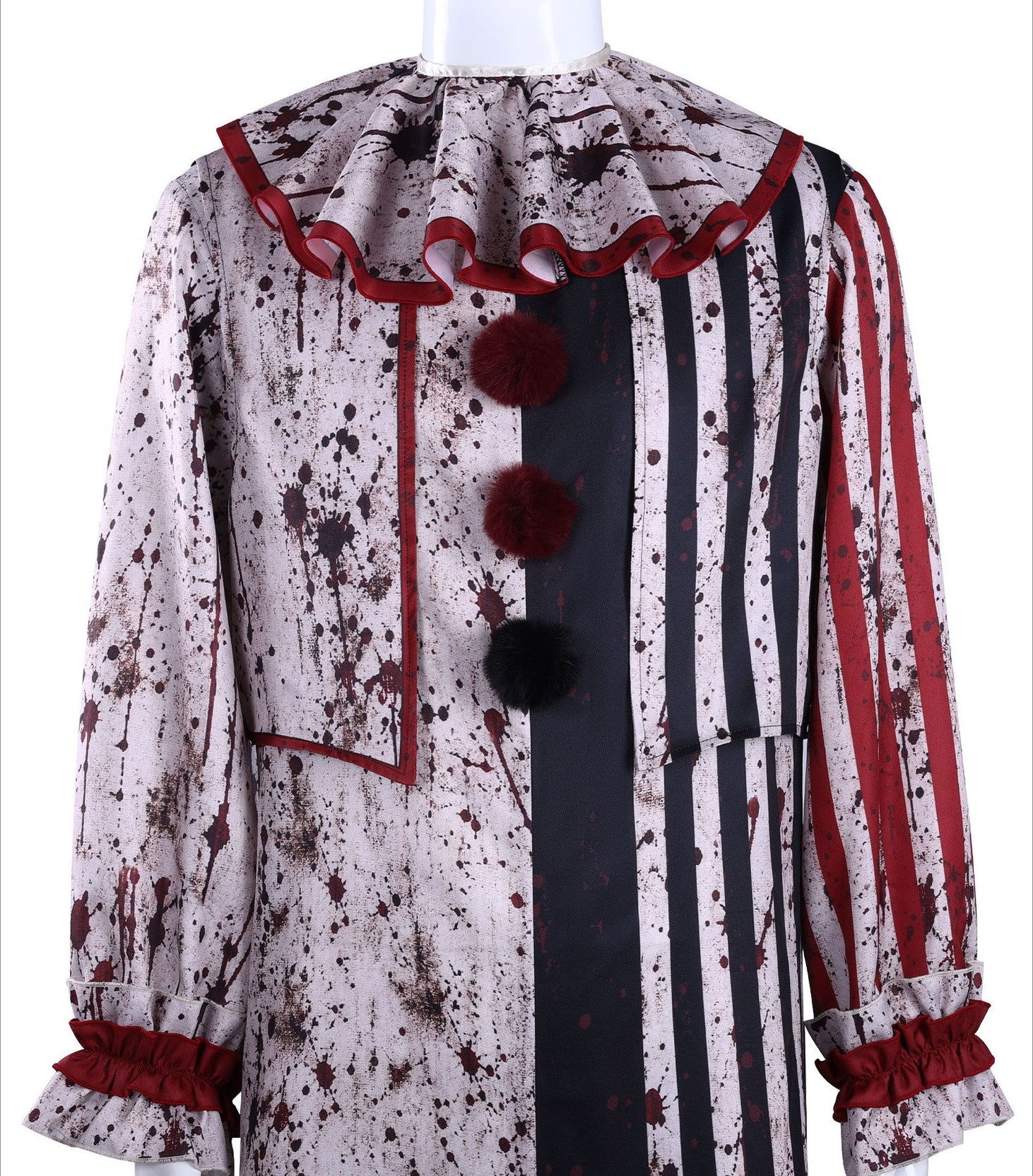 Killer Terrifier Clown Bloodstained Premium Edition Cosplay Costume Halloween Party Joker Outfit