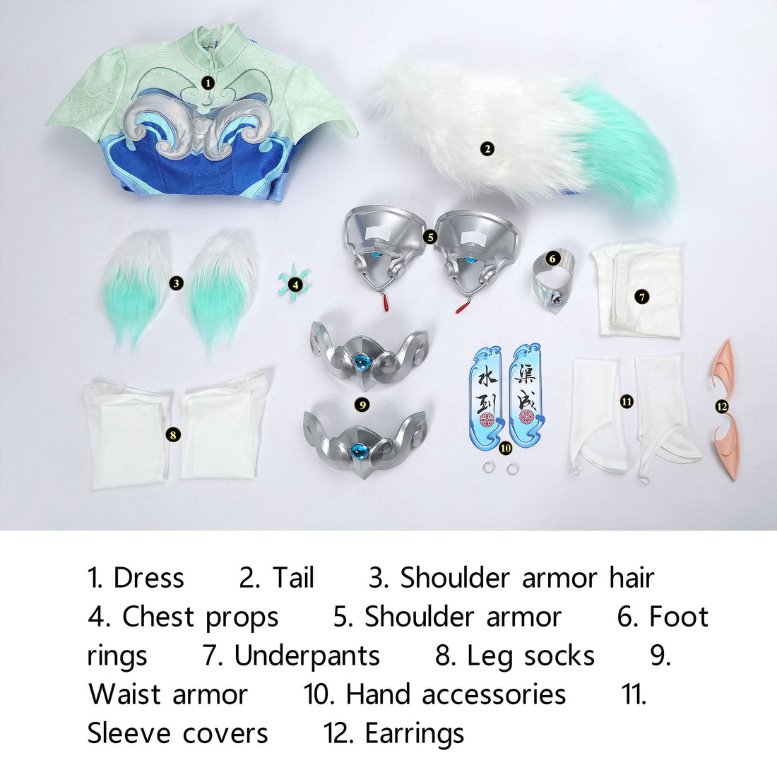 Overwatch 2 Kiriko Bai Ze Full Set Top Level Cosplay CostumesThemed Carnival Party Outfit