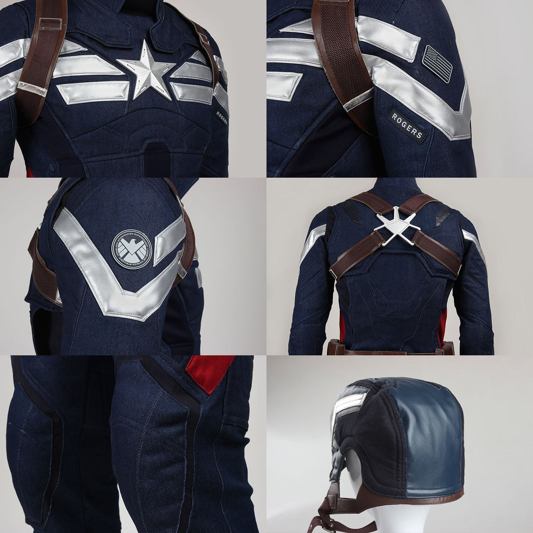 Captain America 2 The Winter Soldier Steve Rogers Male Cosplay CostumesThemed Carnival Party Outfit
