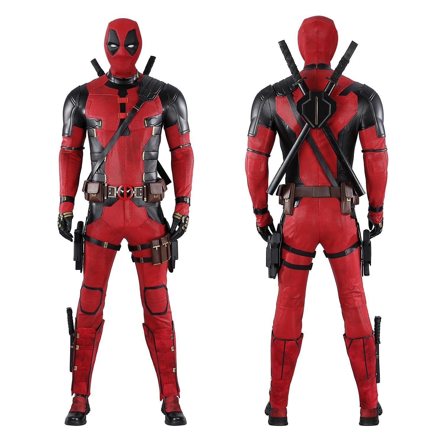Deadpool 3 Deadpool Film-grade Pro Full Set Cosplay CostumesThemed Carnival Party Outfit