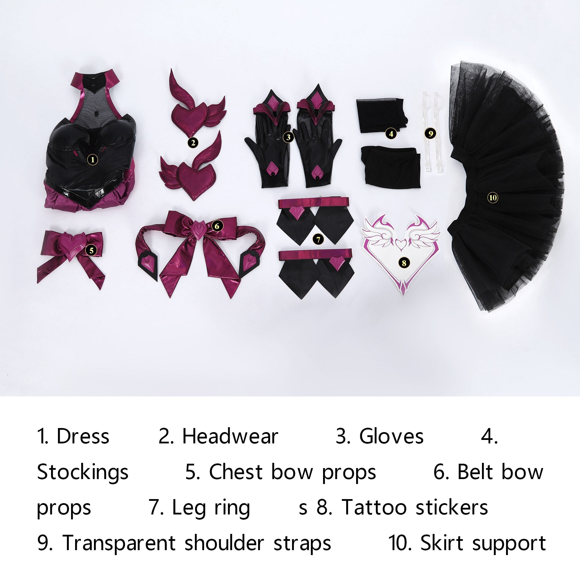 Overwatch 2 Magical Girl DVA Full Set Top Cosplay CostumesThemed Carnival Party Outfit