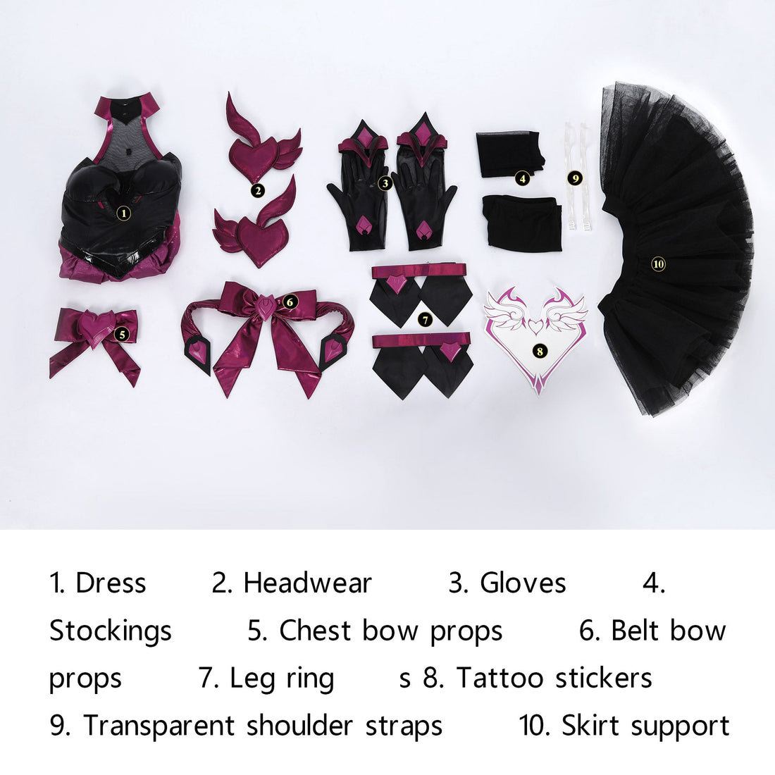Overwatch 2 Magical Girl DVA Full Set Top Cosplay CostumesThemed Carnival Party Outfit
