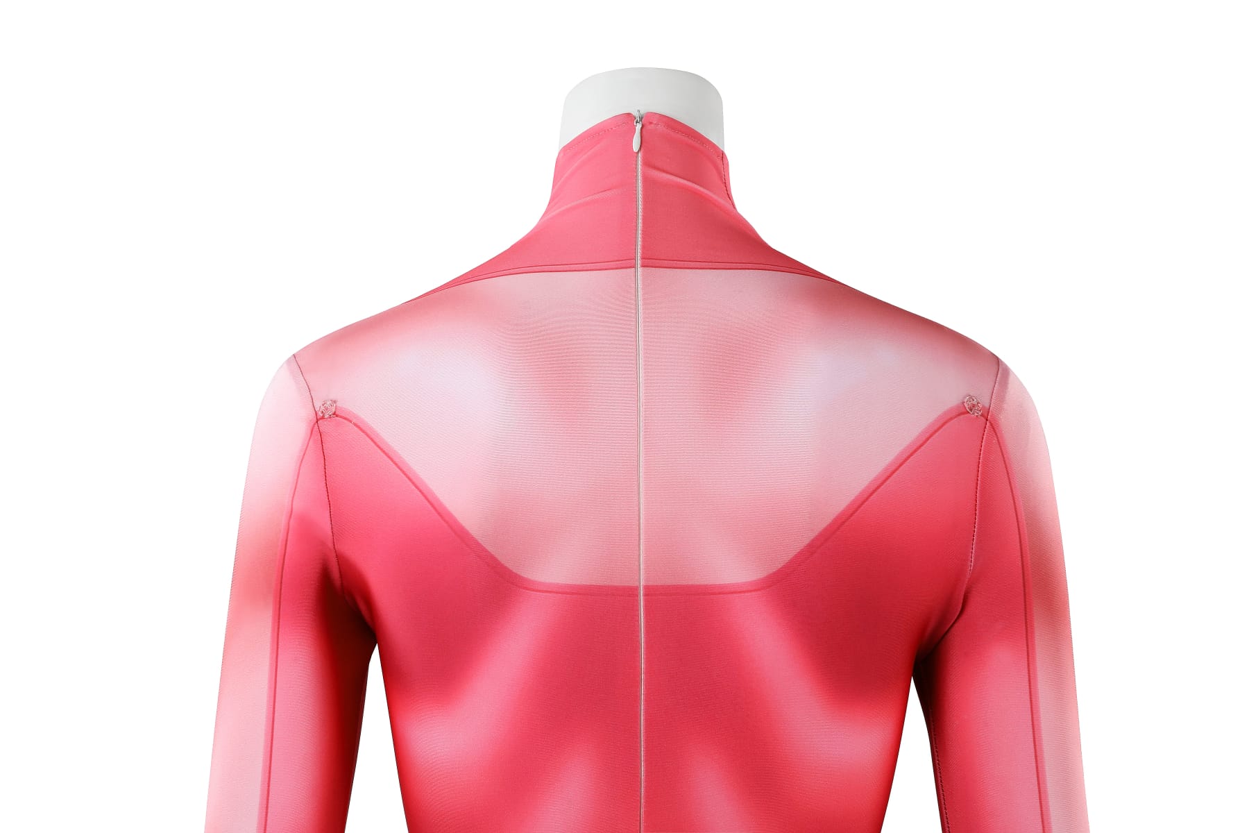 Invincible Atom Eve Female Pink Jumpsuit With Cloak Cosplay Costumes