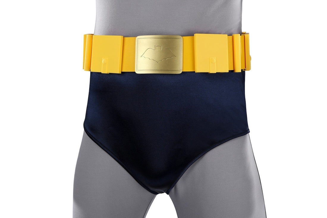 Retro Batman 1966 Adam West Top Level Movie Cosplay CostumesThemed Carnival Party Outfit