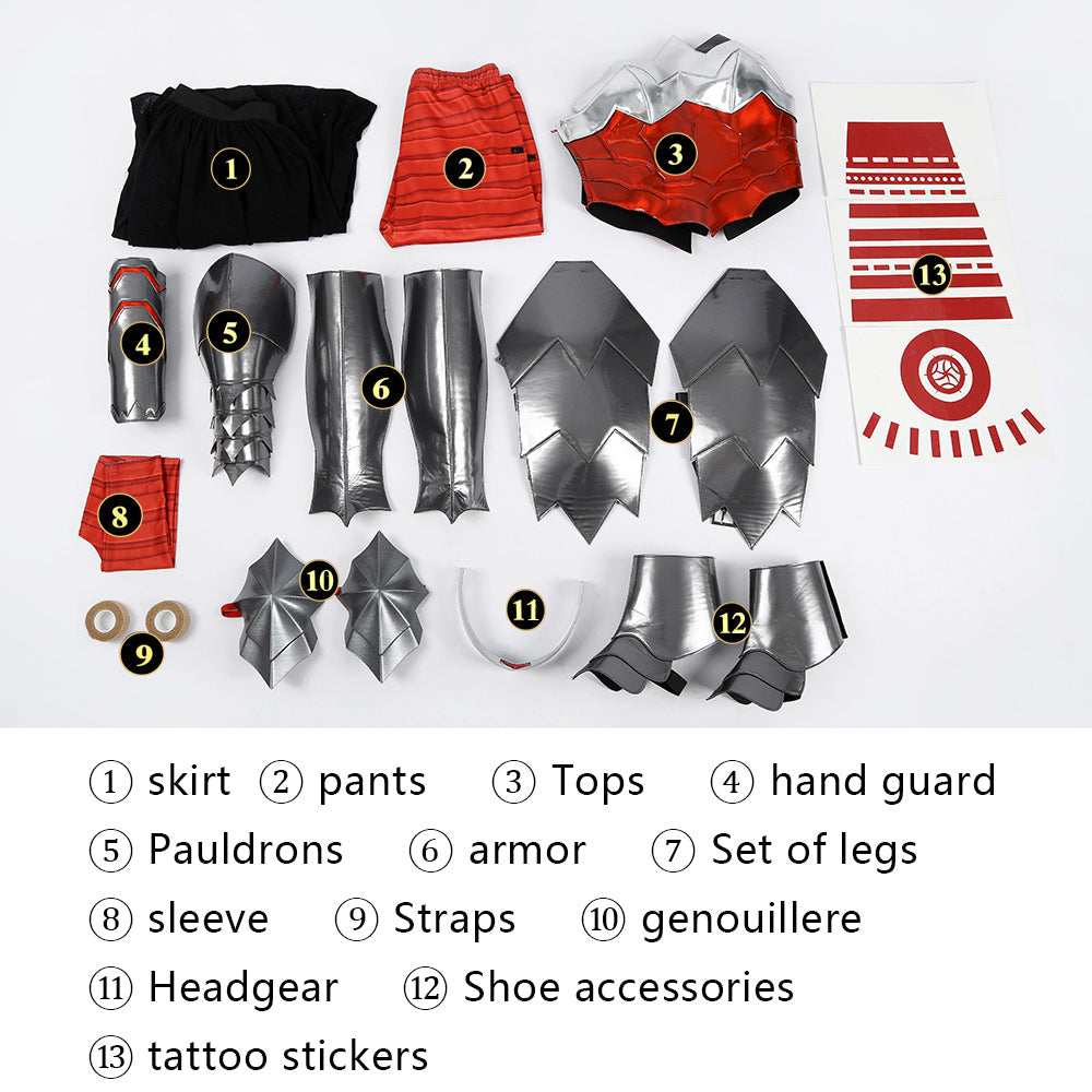 Absolute Wonder Woman Battle Armor Full Set Top Cosplay Costumes