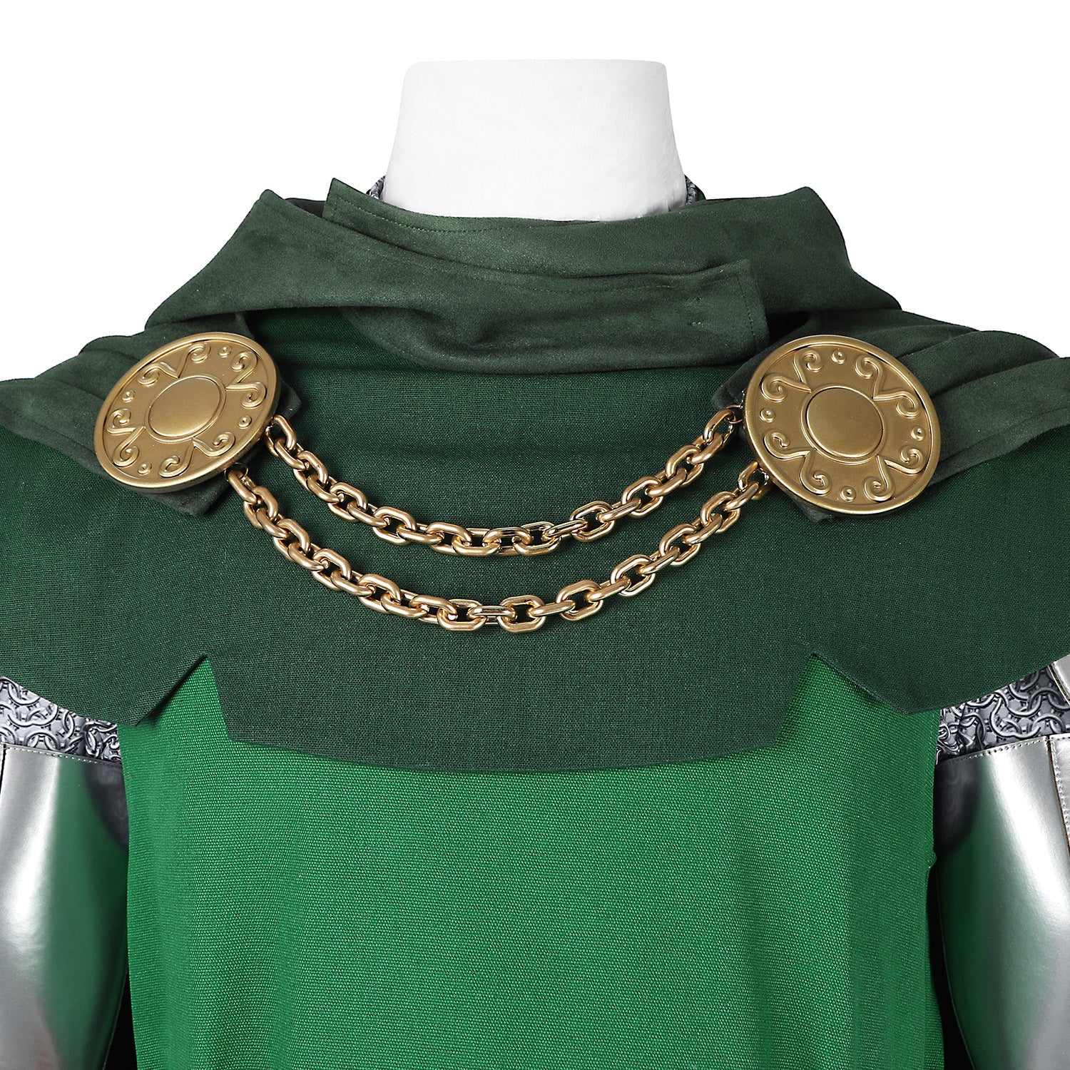Fantastic Four Doctor Doom Battle Suit Full Set Top Cosplay CostumesThemed Carnival Party Outfit