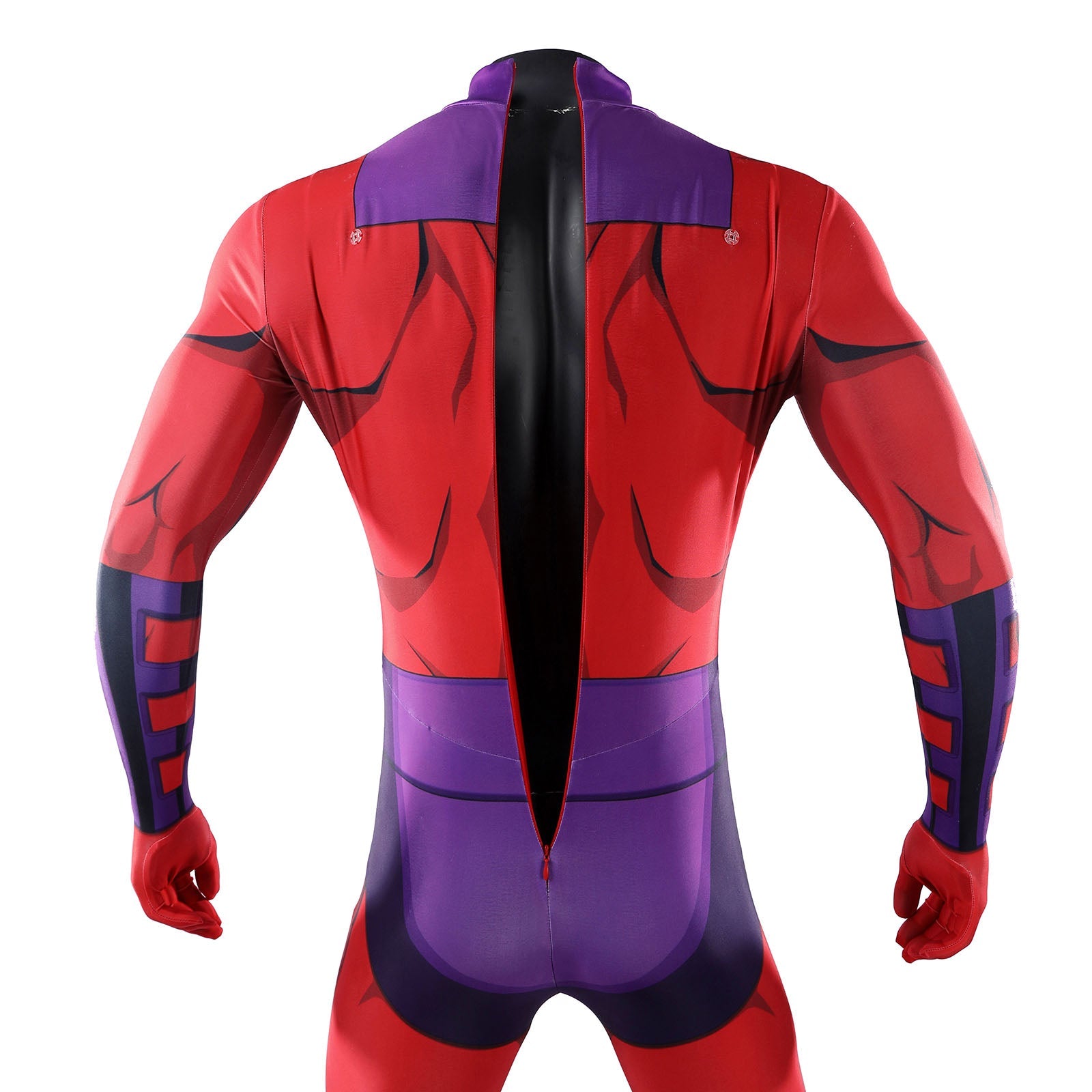 X-Men '97 Magneto Jumpsuit with Cloak Helmet Cosplay CostumesThemed Carnival Party Outfit