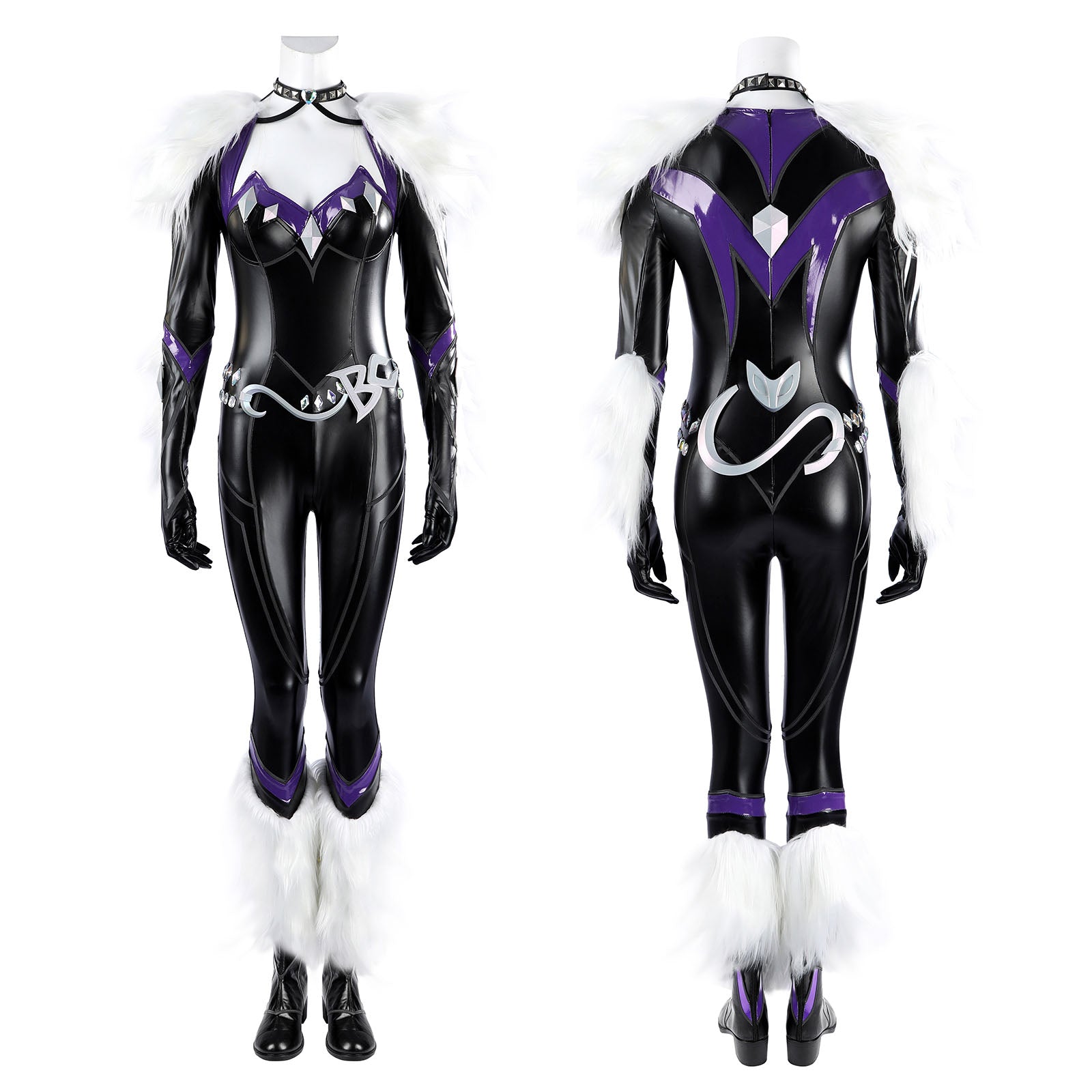 Marvel Rivals Black Cat Felicia Hardy Halloween Outfit Cosplay CostumesThemed Carnival Party Outfit
