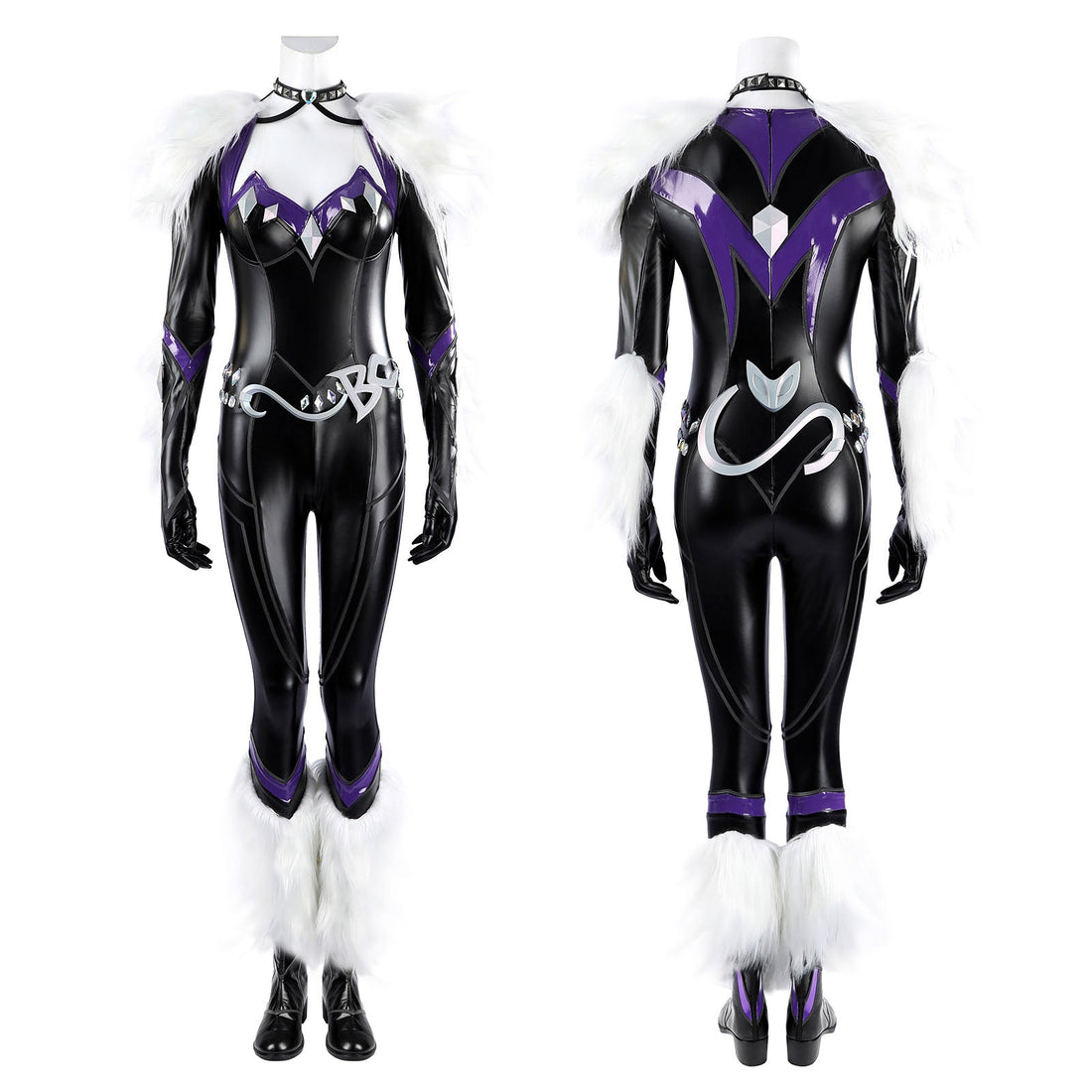 Marvel Rivals Black Cat Felicia Hardy Halloween Outfit Cosplay CostumesThemed Carnival Party Outfit