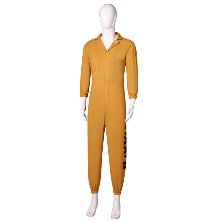 Game Delta Force Yellow Prisoner Skin Inmate Jumpsuit Cosplay Costumes Halloween Themed Outfit