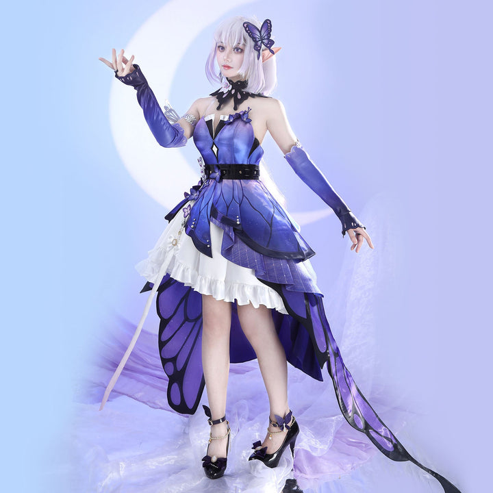 Honkai: Star Rail Castorice Skin Butterfly Suit Cosplay Costumes