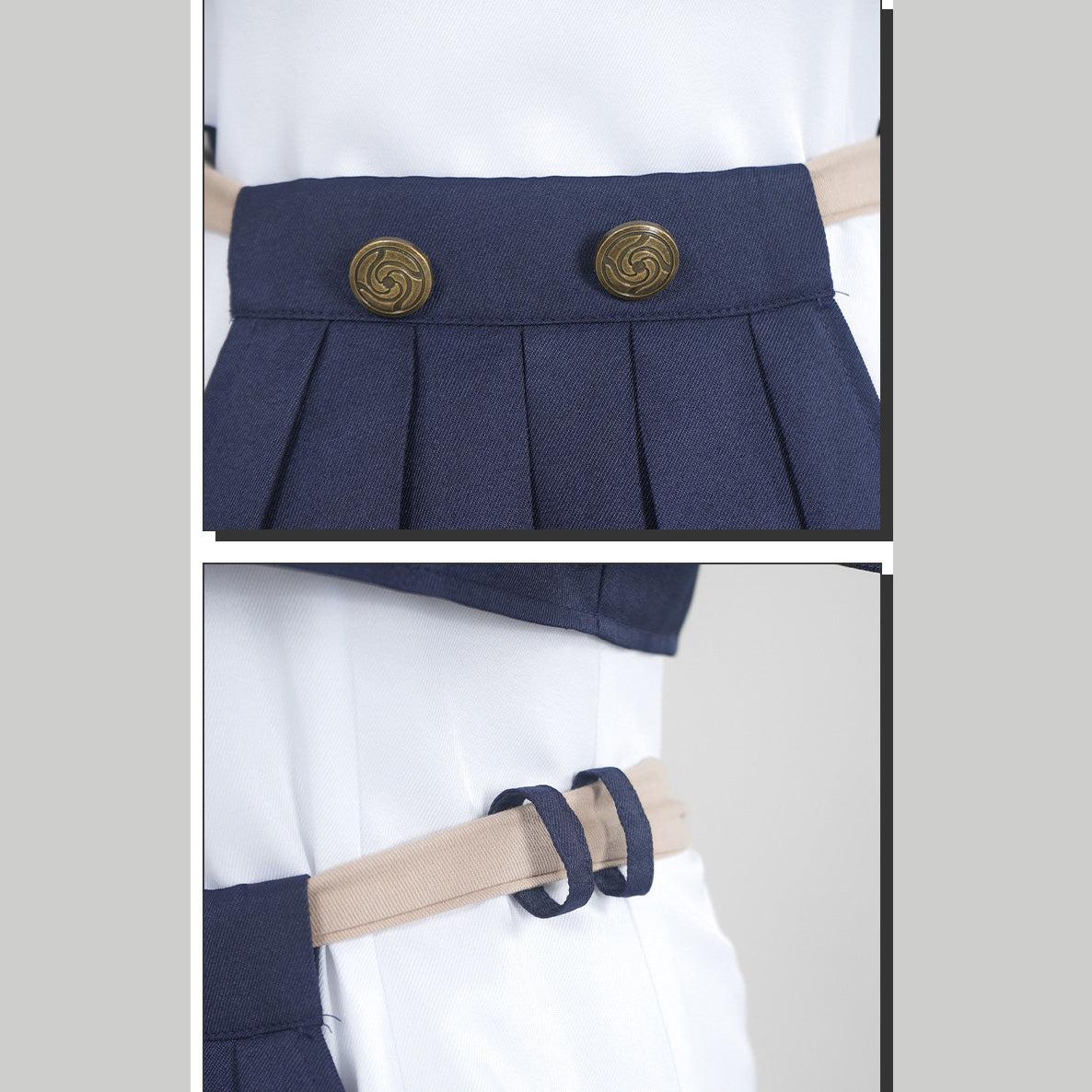 Honor of Kings Jia Luo Shenguang Yihua Collab Skin Uniform Cosplay Costume