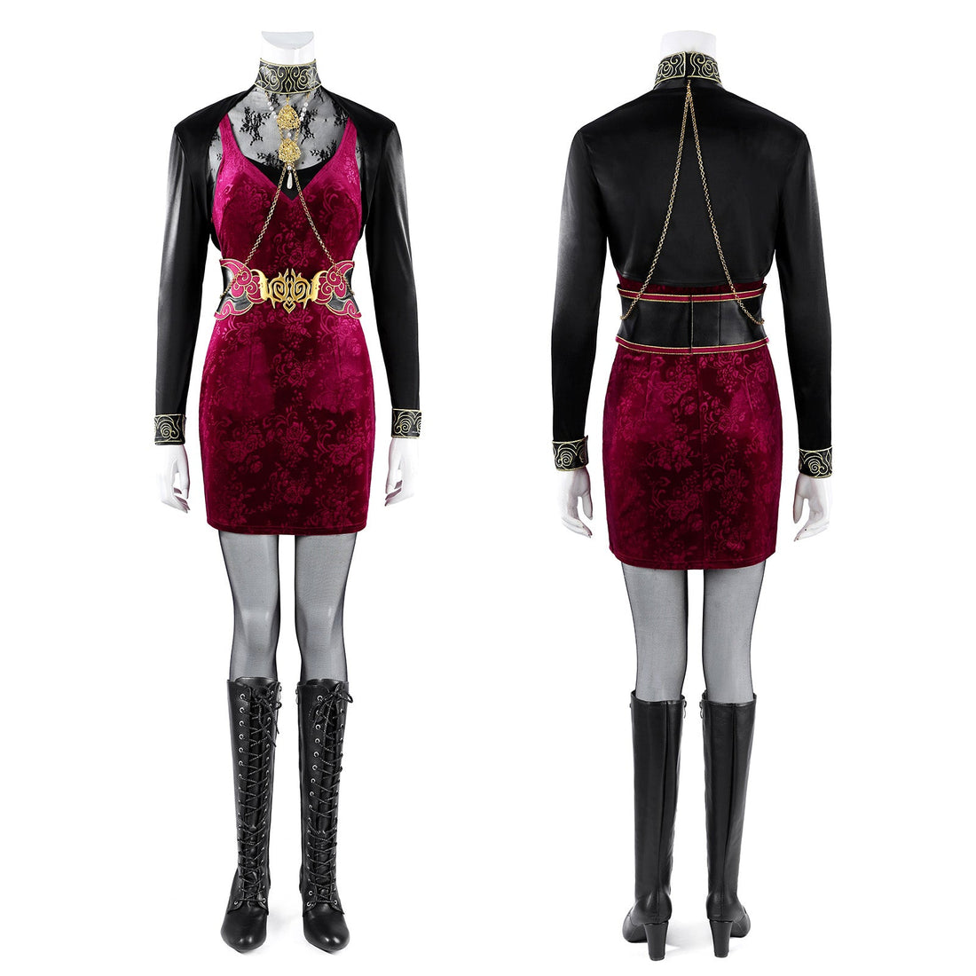 Resident Evil Requiem 30th Ada Wong Full Set Cosplay CostumesThemed Carnival Party Outfit
