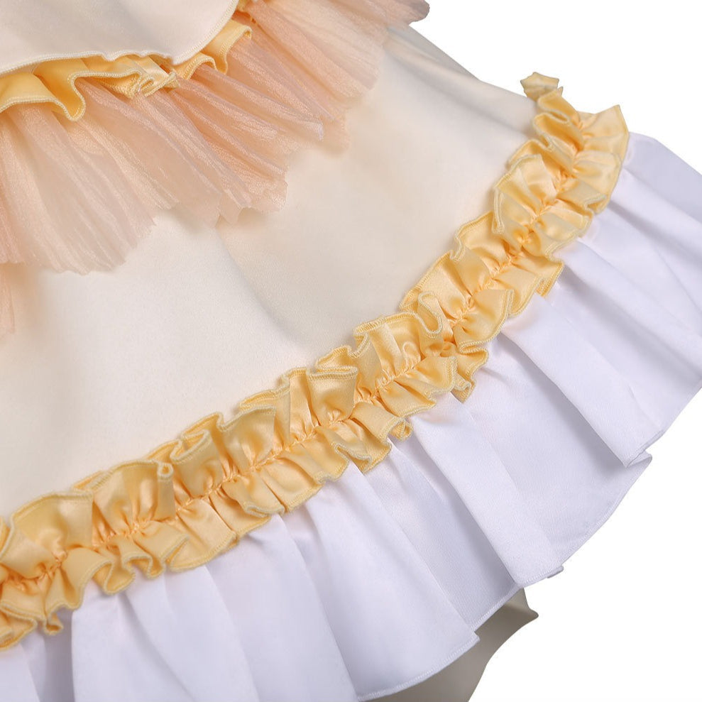 Puella Magi Madoka Magica Tomoe Mami Stage Outfit Cosplay Costumes