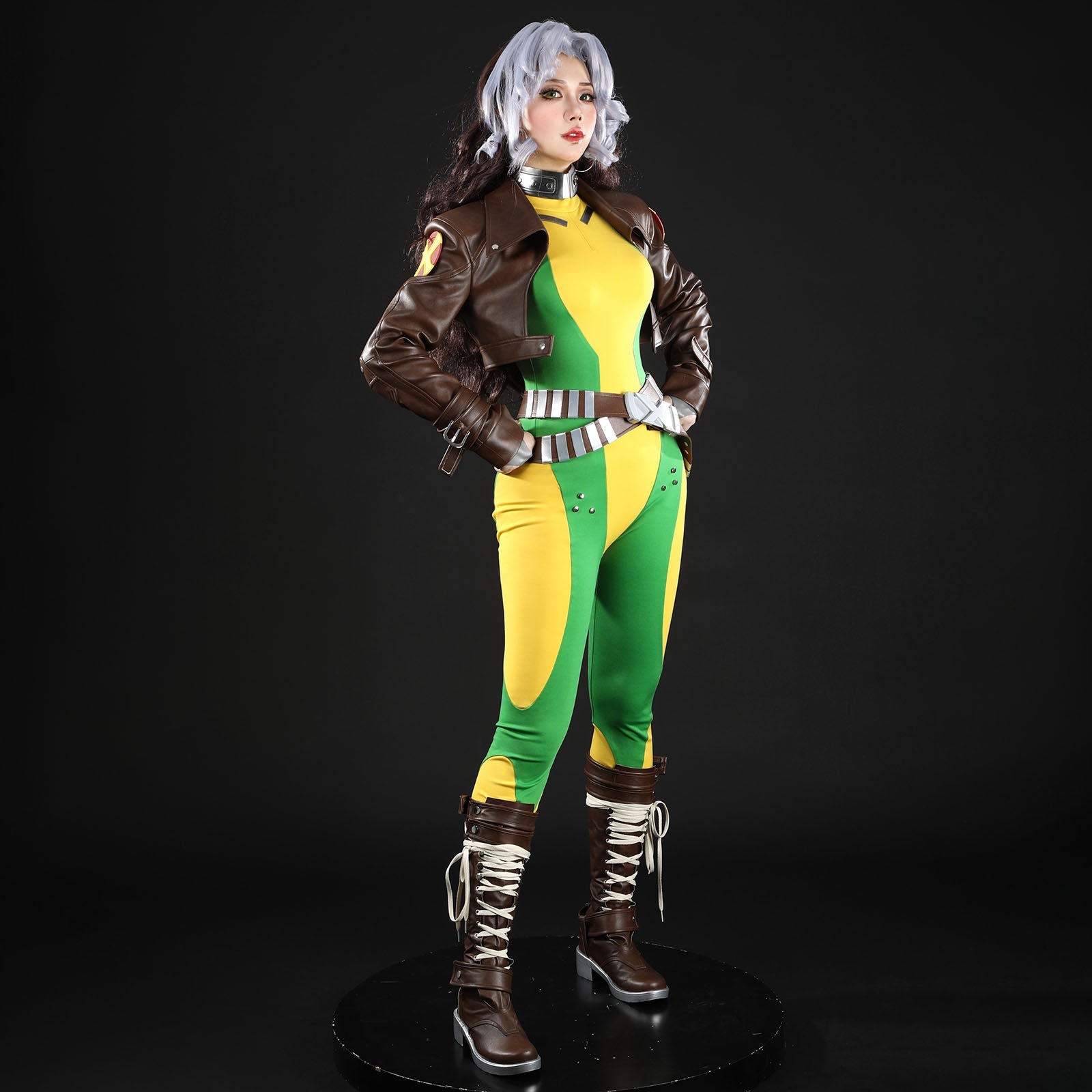 Game Marvel Rivals Rogue Jumpsuit Outfit Top Cosplay Costumes