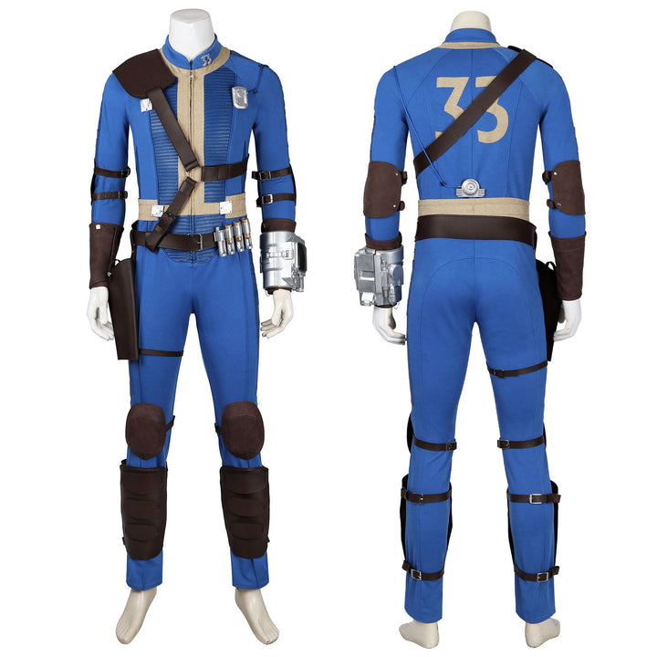 Movie Fallout Vault Season 1 Lucy #33 Male Full Set Cosplay CostumesThemed Carnival Party Outfit