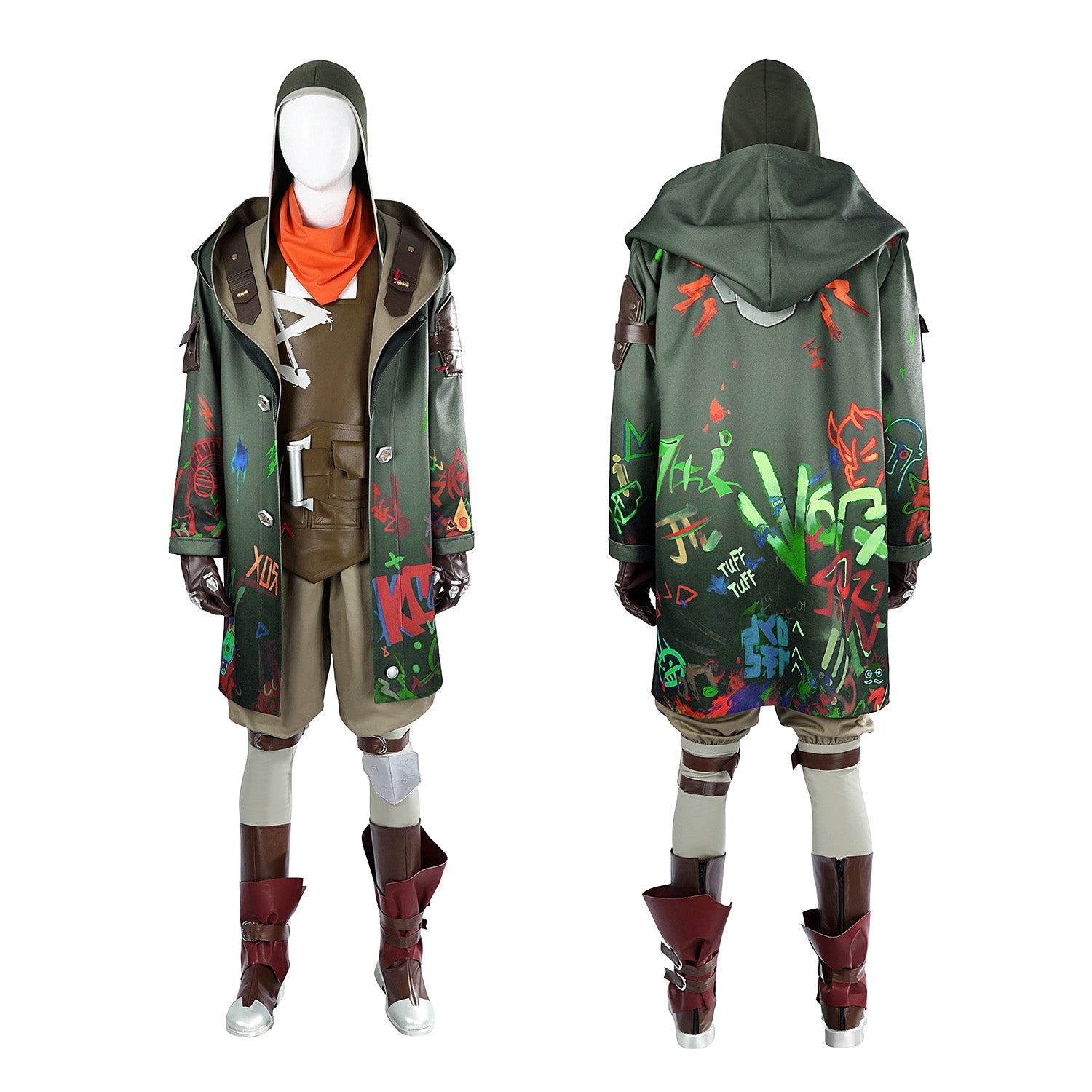 Arcane Season 2 Ekko Game LOL Full Set Top Cosplay CostumesThemed Carnival Party Outfit