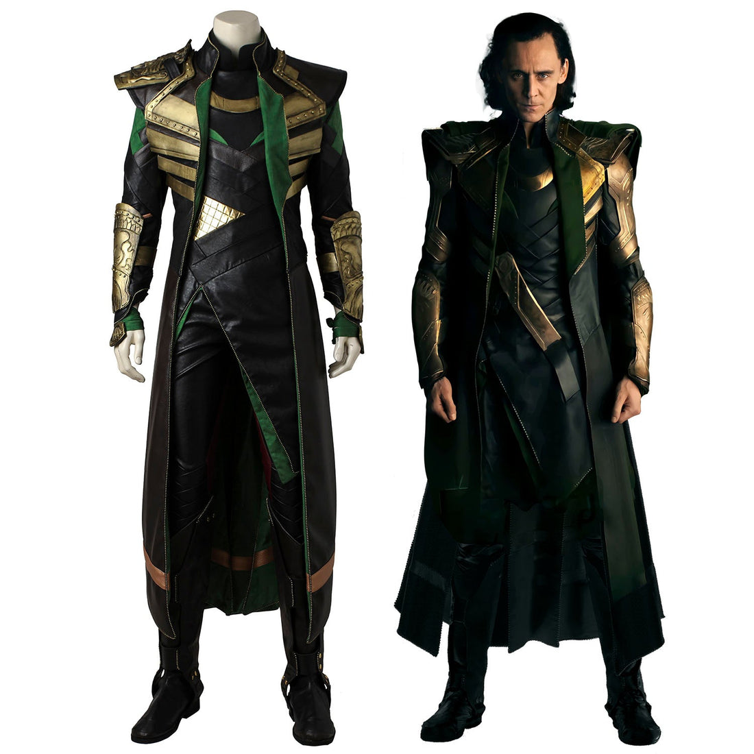 Thor: The Dark World Avengers Loki Male Cosplay CostumesThemed Carnival Party Outfit