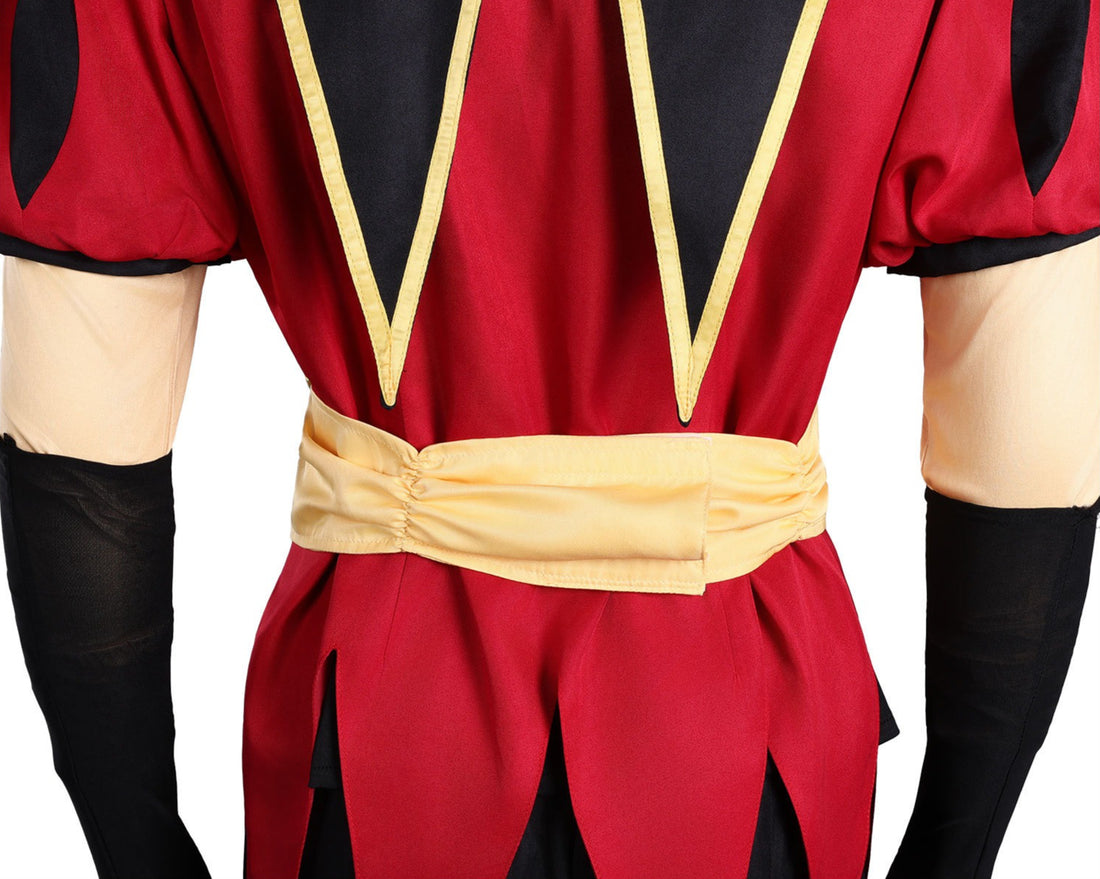 The Freak Circus Pierrot Harlequin Jester Cosplay Costumes Halloween Clown Carnival Party Outfit