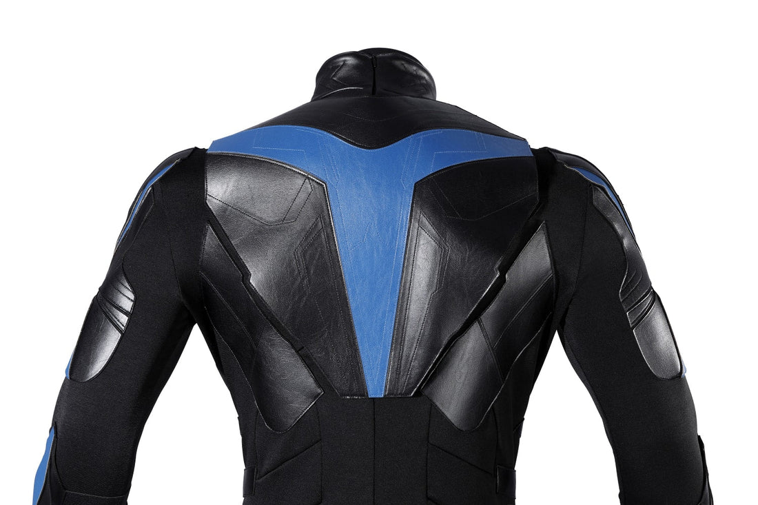 Titans Season 1 Nightwing Dick Grayson Battle Suit Male Cosplay CostumesThemed Carnival Party Outfit