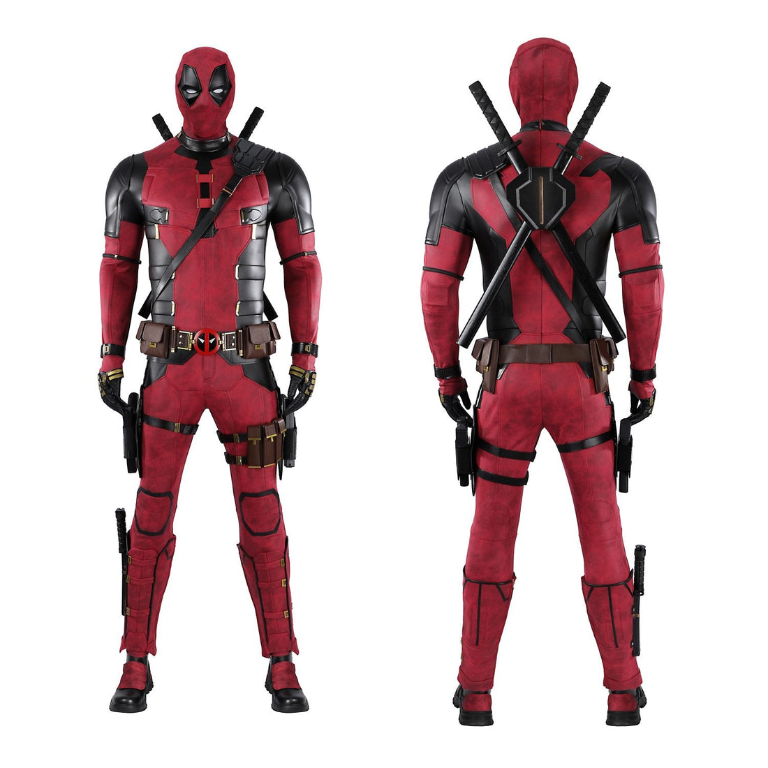 Deadpool 3 Deadpool & Friend Wade Wilson Full Set Cosplay CostumesThemed Carnival Party Outfit