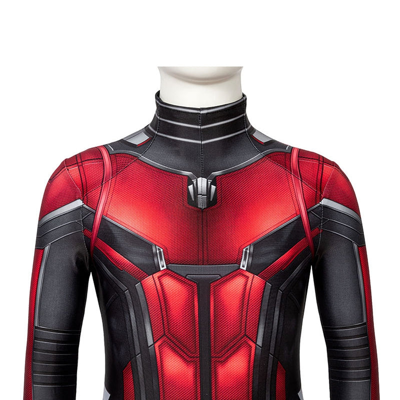 Movie Ant Man and the Wasp Ant-Man Jumpsuit Cosplay Costume for Child