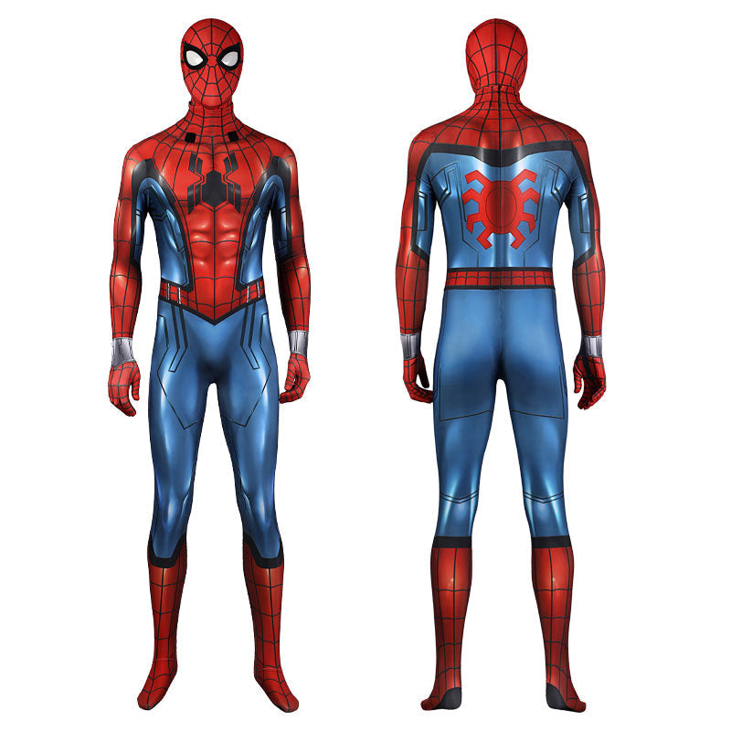 What If - Zombie Hunter Spider-man Peter Parker Spiderman Jumpsuit Fullset Cosplay Costumes