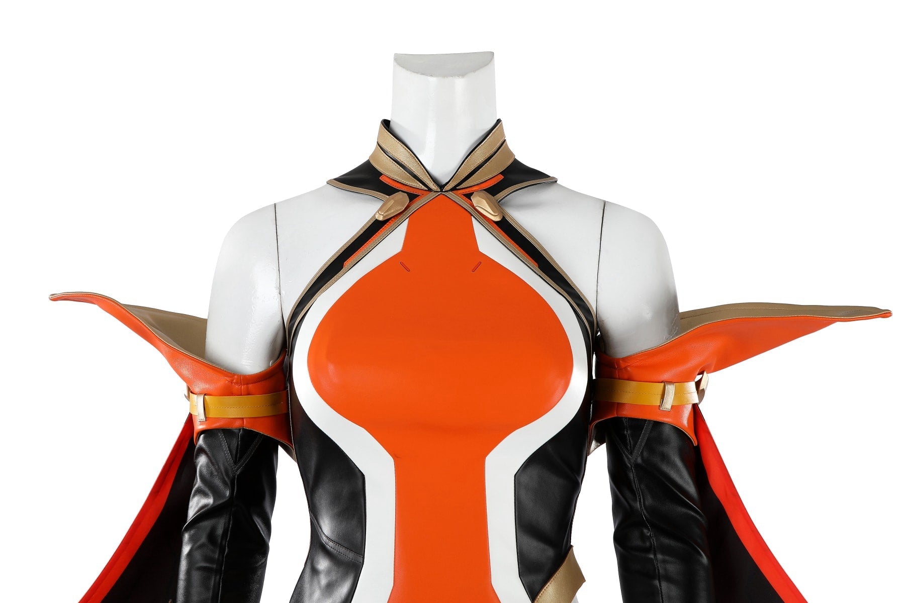Overwatch Anran Orange Outfit Top Level Fullset Cosplay CostumesThemed Carnival Party Outfit