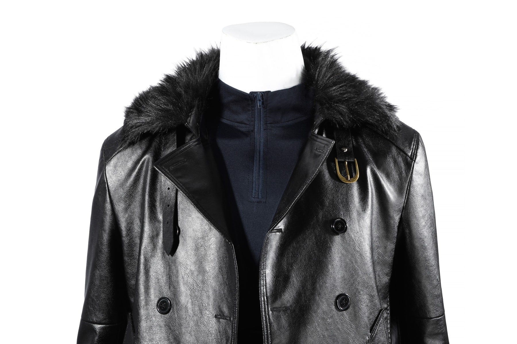 Resident Evil 9 Requiem Leon Leather Jacket Fullset Cosplay CostumesThemed Carnival Party Outfit
