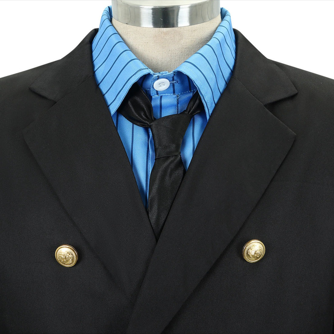 Navigation Sanji Cosplay Costume Blue Yellow Uniform One Piece Halloween Outfit for Men