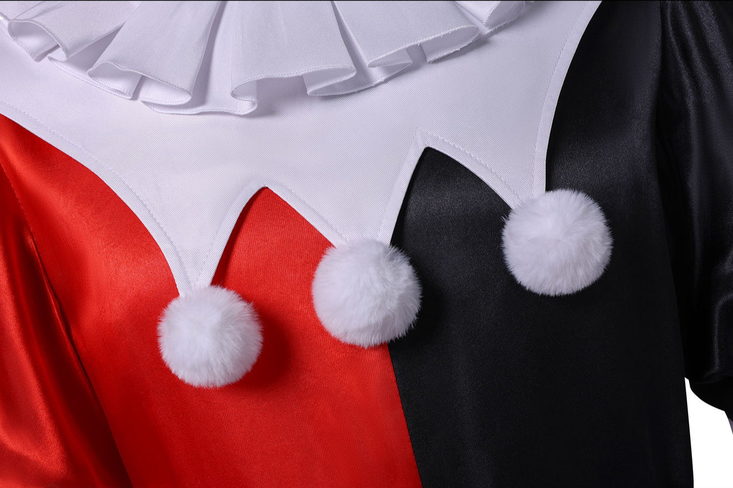 Clown and Queen Cosplay Costumes Women and Men Joker Halloween Carnival Party Outfit