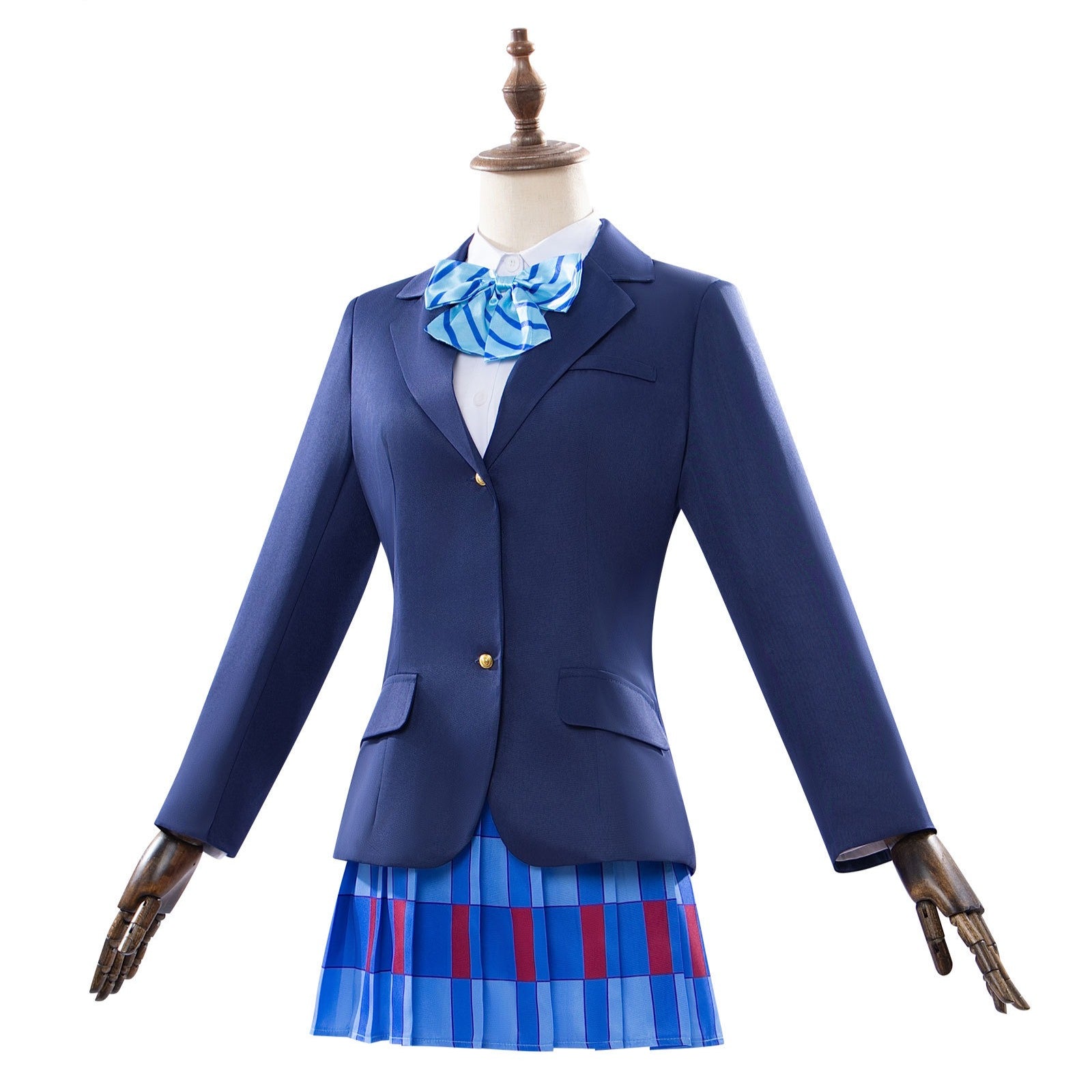 Minami Kotori Yazawa Nico JK School Uniform Coat Skirt Cosplay Costumes