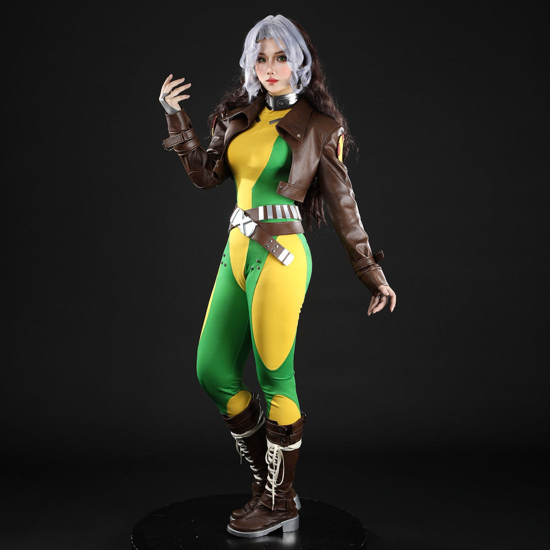Game Marvel Rivals Rogue Jumpsuit Outfit Top Cosplay Costumes