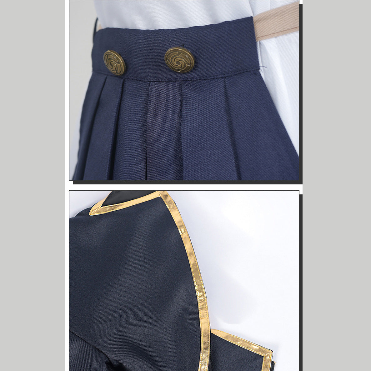 Honor of Kings Jia Luo Shenguang Yihua Collab Skin Uniform Cosplay Costume