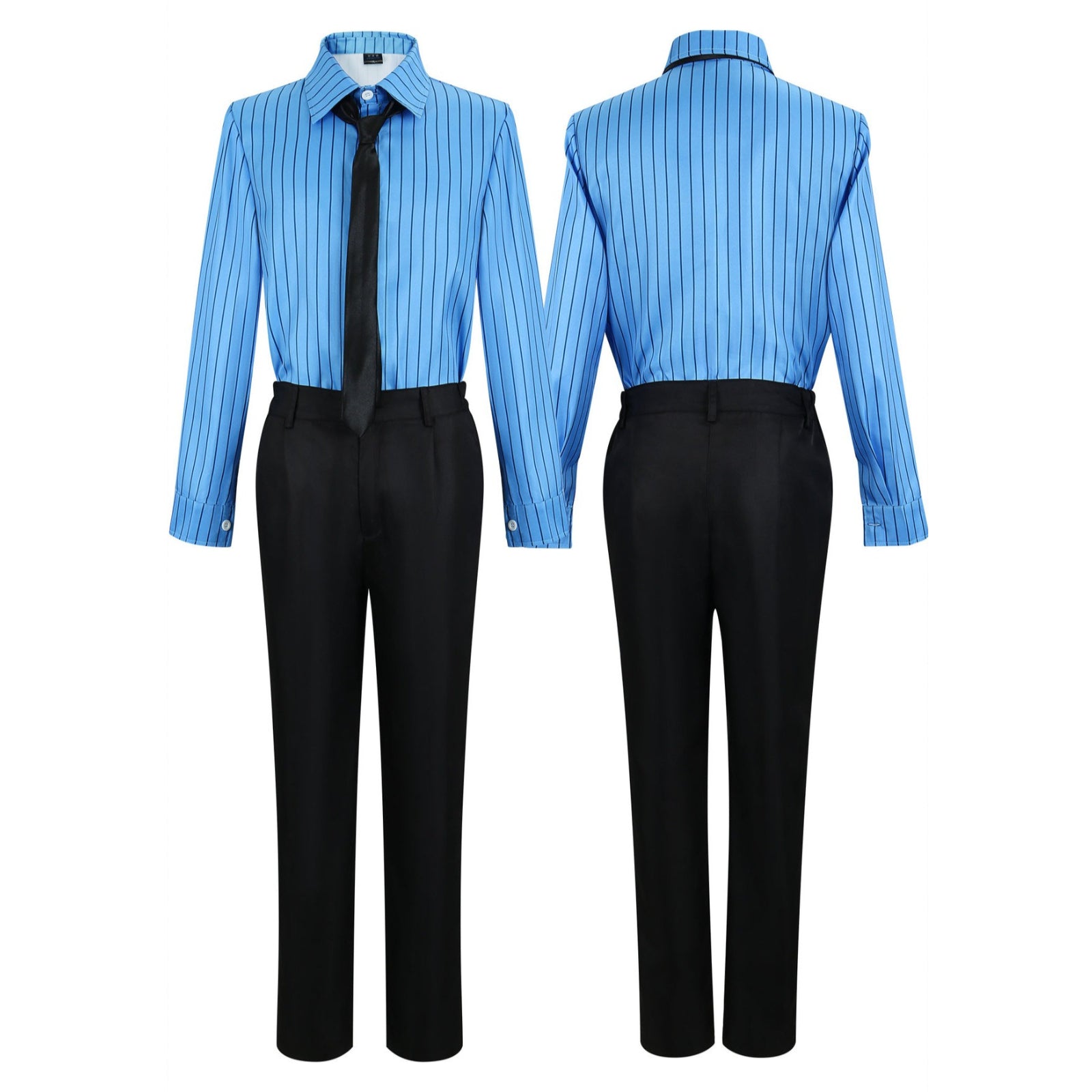 Navigation Sanji Cosplay Costume Blue Yellow Uniform One Piece Halloween Outfit for Men