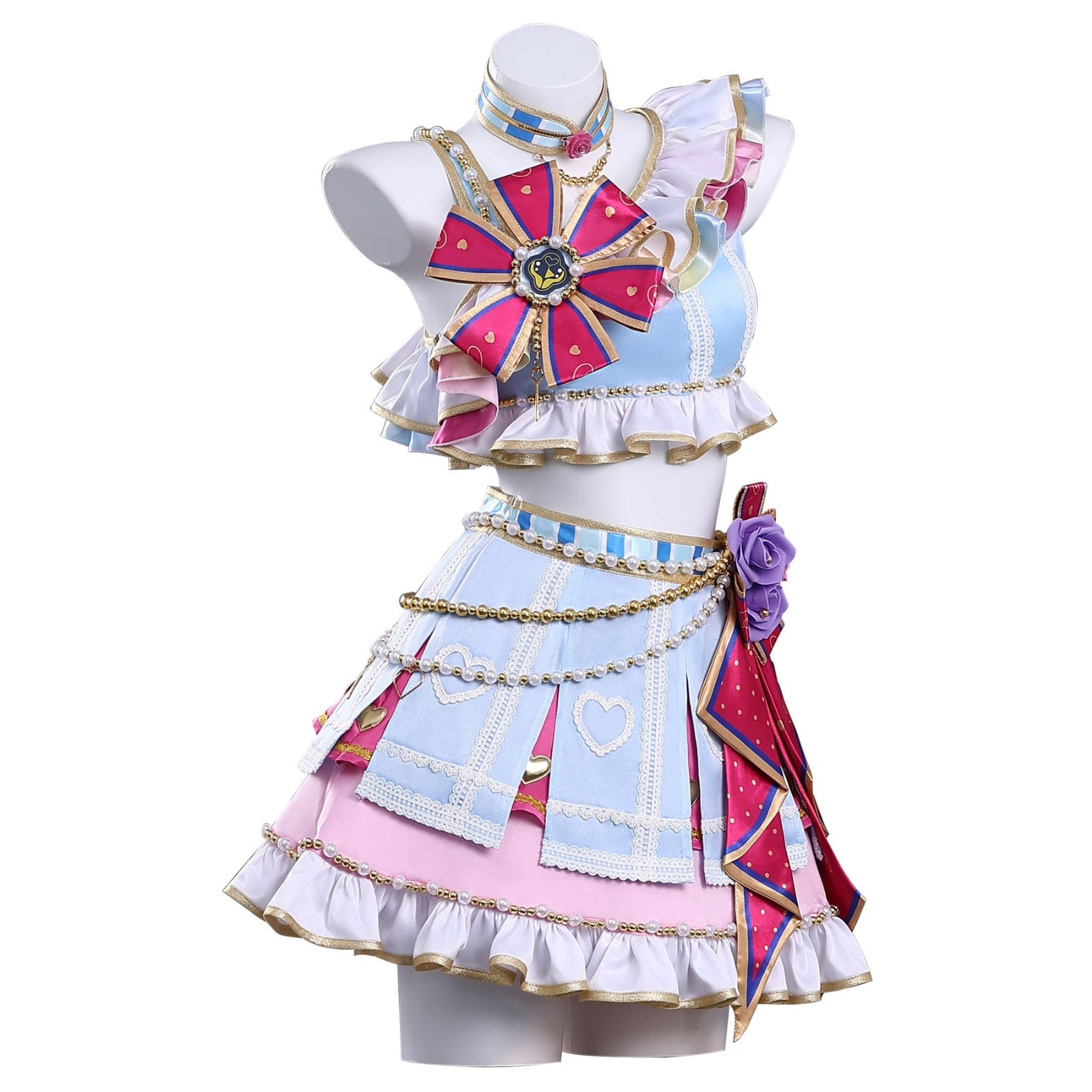 Star Activity Hoshimiya Ichigo Kiriya Aoi Cosplay Costume Cheerleading Team Lolita Dress